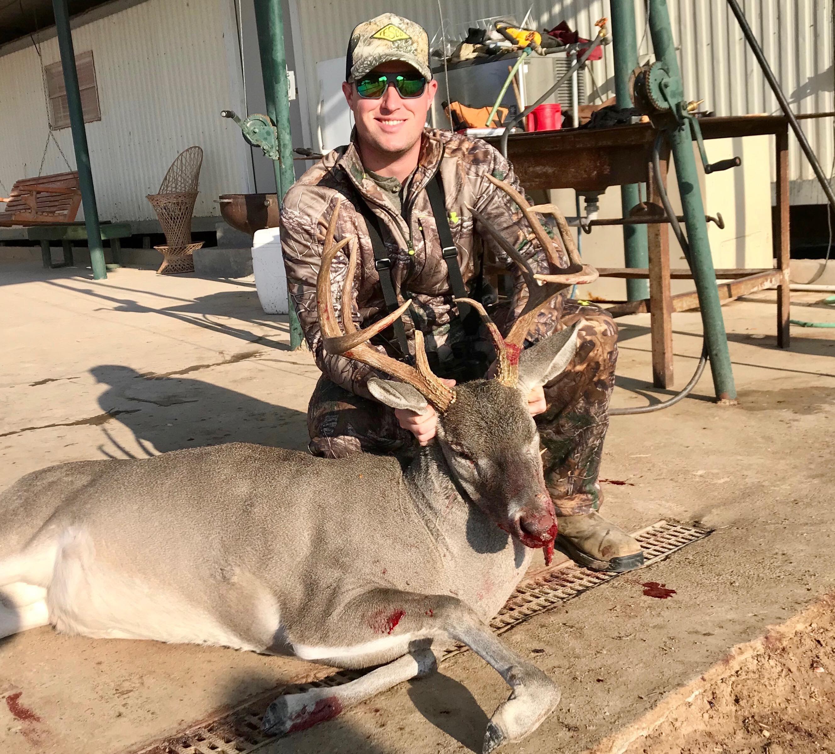 Court with Mexican Chocolate, his huge whitetail buck