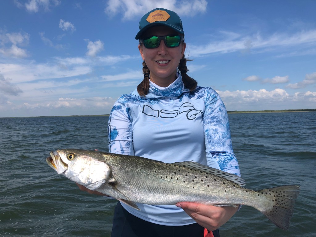 Jessica holding fish
